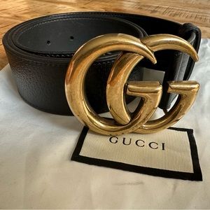 Gucci Double G belt, size 85-34